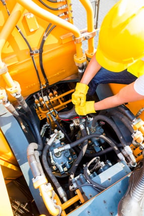 maintenance on heavy equipment