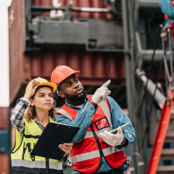 port workers